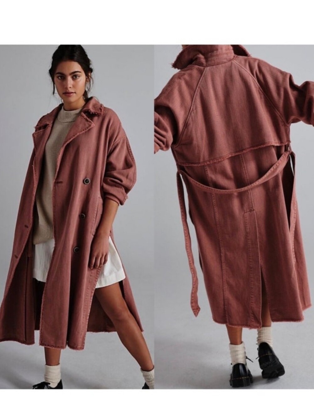 NWT Free People Kelly trench Coat